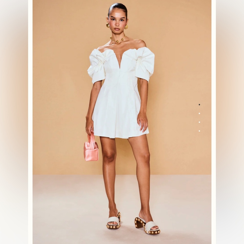 Cult Gaia White Mini Dress